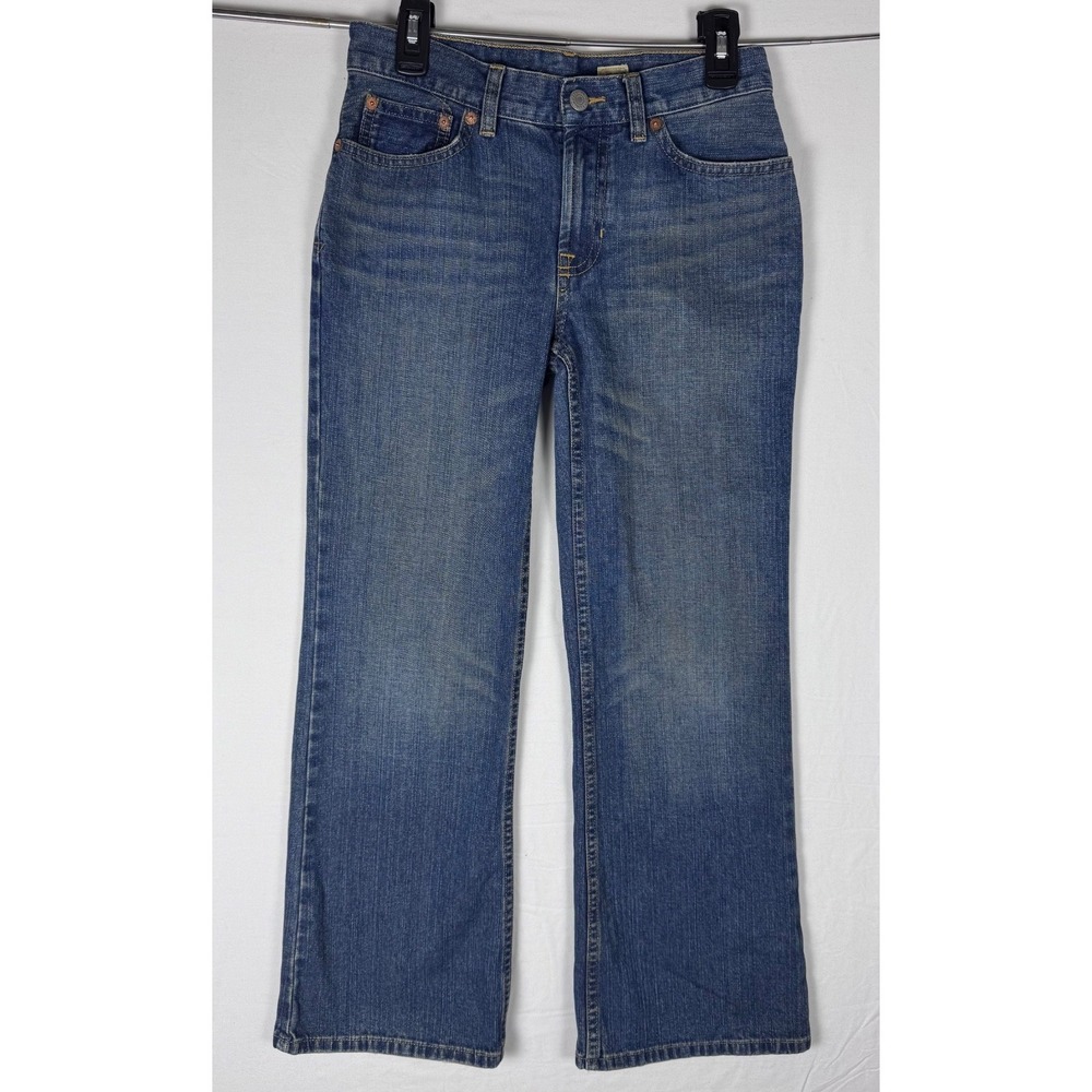 Polo Ralph Lauren Jeans Youth Girls Size 12 Blue Bootcut Leg Denim Pants Kids
